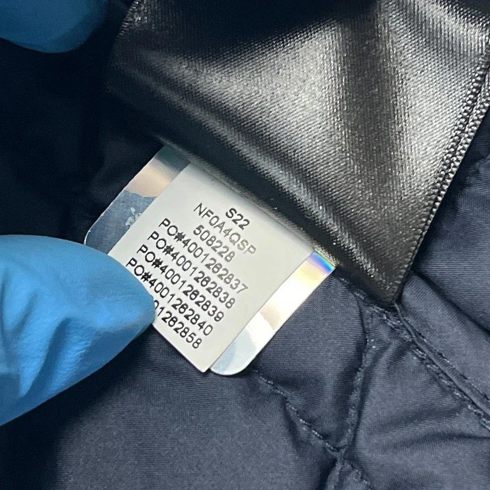 The North Face Thermoball‎ Eco Jacket Men's XL Navy Blue Quilted Full Zip Coat